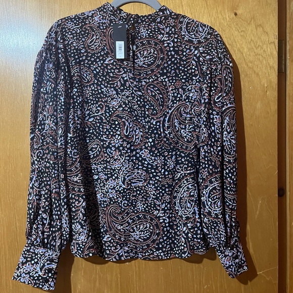 Banana Republic Button Neck Blouse - Picture 2 of 3